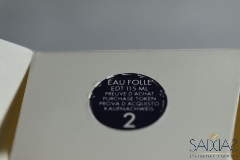 Guy Laroche Eau Folle (1970) Pour Femme De Toilette 115 Ml 4 Fl.oz.