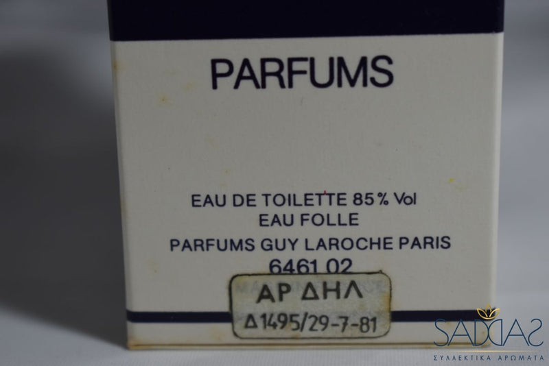 Guy Laroche Eau Folle (1970) Pour Femme De Toilette 57 Ml 2 Fl.oz.