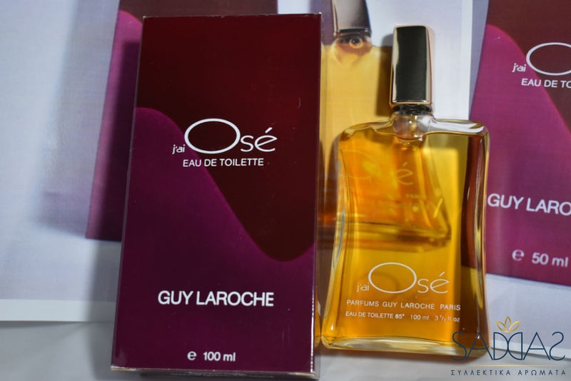 Guy Laroche Jai Osé (Version De 1977) Original Pour Femme Eau Toilette 100 Ml 3.4 Fl.oz.