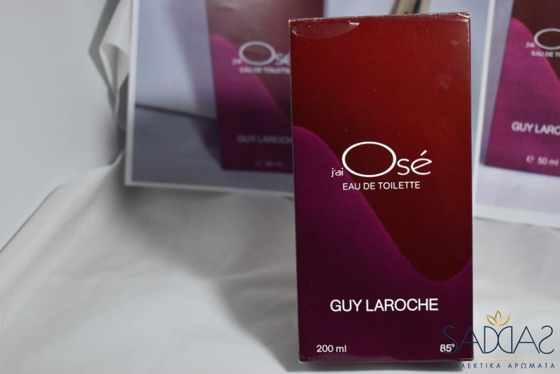 Guy Laroche Jai Osé (Version De 1977) Original Pour Femme Eau Toilette 200 Ml 6.7 Fl.oz Jumbo !!!