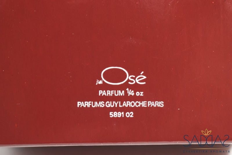 Guy Laroche Jai Osé (Version De 1977) Original Pour Femme Parfum 7 Ml ¼ Fl.oz.