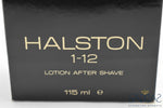 Halston 1 12 (Version De 1976) Original Pour Homme Lotion After Shave 115 Ml 3.85 Fl.oz.