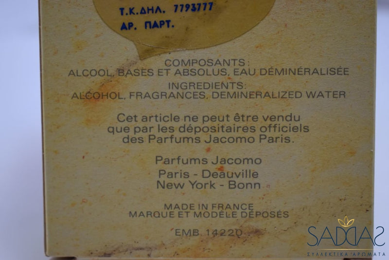 Jacomo Parfum Rare (Version De 1985) Pour Femme Eau Toilette Vaporisateur 100 Ml 3.4 Fl.oz.