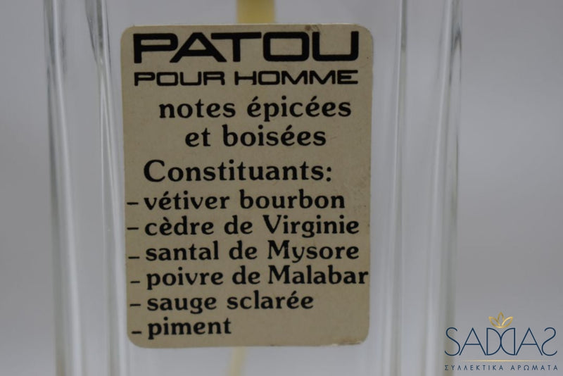 Jean Patou Pour Homme (Version De 1980) Original Eau Toilette Vapomiseur 90 Ml 3 Fl.oz (Full 35%)