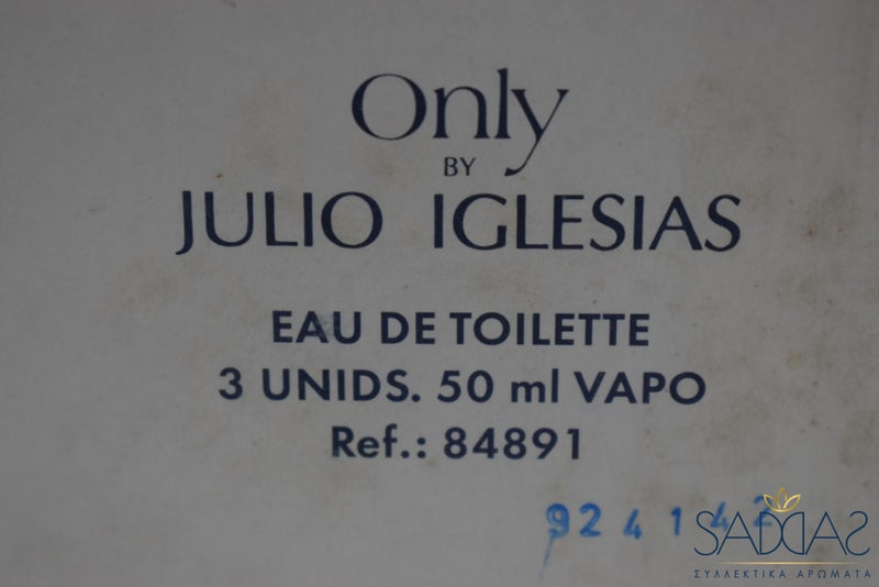 Julio Iglesias Only (Version De 1989) Pour Femme Eau Toilette Vaporisateur 50Ml 1.7 Fl.oz.