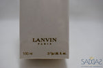 Lanvin Eau Arpege (Version De 1971) Pour Femme Toilette Original 100 Ml 3.4 Fl.oz.