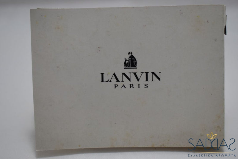 Lanvin Eau Arpege (Version De 1971) Pour Femme Toilette Original 2 5 Ml 0 084 Fl.oz - Samples