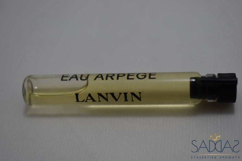 Lanvin Eau Arpege (Version De 1971) Pour Femme Toilette Original 2 5 Ml 0 084 Fl.oz - Samples