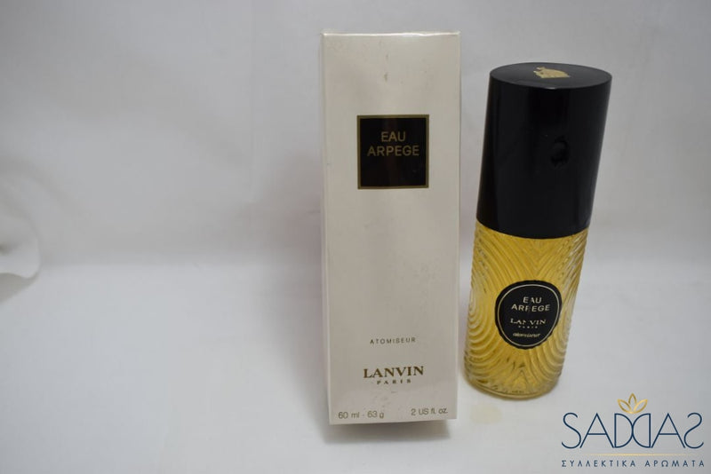 Lanvin Eau Arpege (Version De 1971) Pour Femme Toilette Original Atomiseur 60 Ml 2.0 Fl.oz.