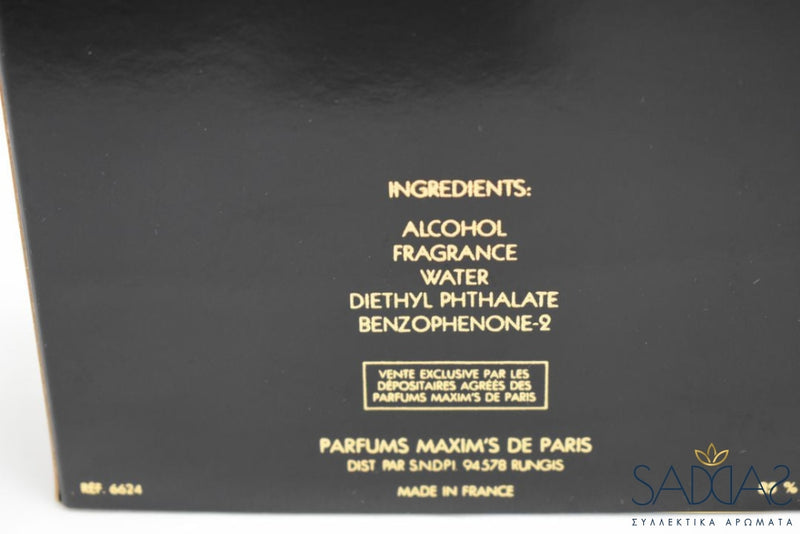 Maxims De Paris Pour Femme (Version 1984) Original Eau Toilette 100 Ml 3.3 Fl.oz.