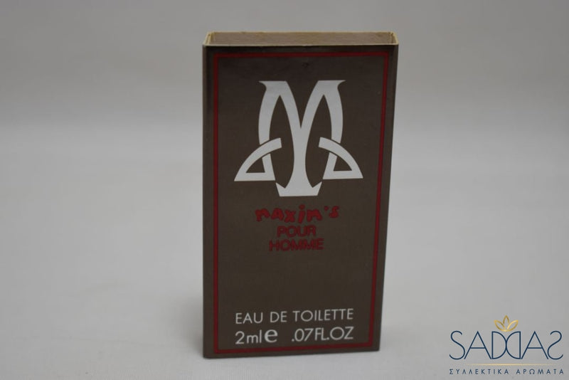 Maxims De Paris Pour Homme (Version 1988) Original Eau Toilette 2 Ml 0.07 Fl.oz Samples.