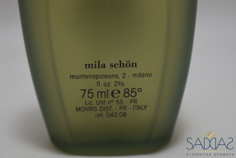 Mila Schon Uomo (Version De 1986) Original Pour Homme Eau Toilette Vaporisateur 75 Ml 2.50 Fl.oz.