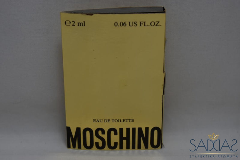 Moschino By Donna (Version 1987) Original Pour Femme Eau De Toilette 2 Ml 0.06 Fl.oz Samples