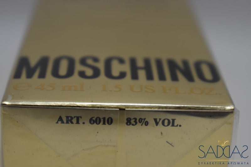 Moschino By Donna (Version 1987) Original Pour Femme Parfum De Toilette 45 Ml 1.5 Fl.oz.