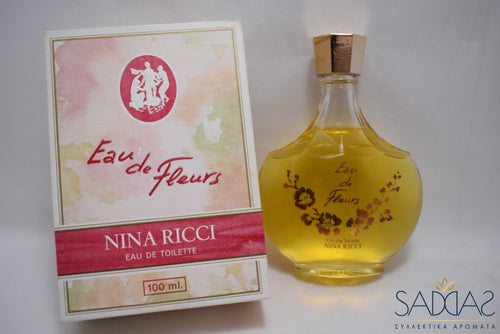 Nina Ricci Eau De Fleurs (Version 1980) Original Pour Femme Toilette 100 Ml 3.4 Fl.oz.