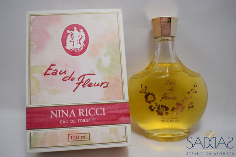 Nina Ricci Eau De Fleurs (Version 1980) Original Pour Femme Toilette 100 Ml 3.4 Fl.oz.