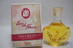 Nina Ricci Eau De Fleurs (Version 1980) Original Pour Femme Toilette 100 Ml 3.4 Fl.oz.