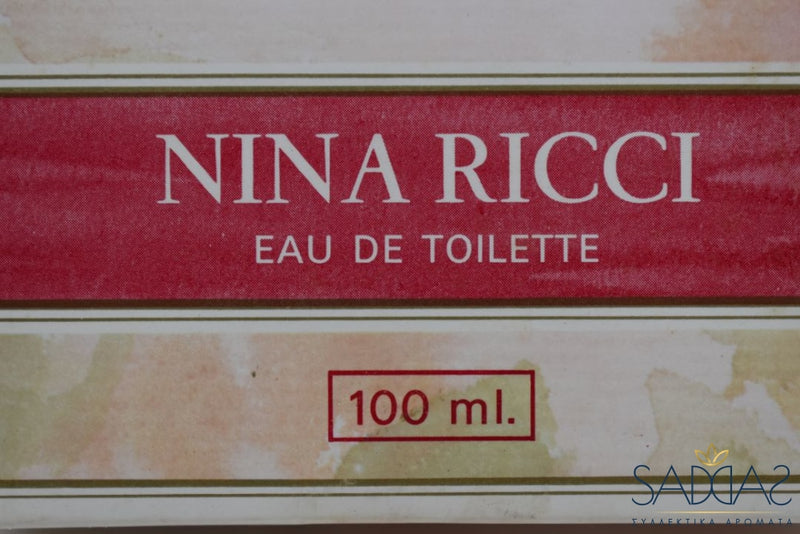 Nina Ricci Eau De Fleurs (Version 1980) Original Pour Femme Toilette 100 Ml 3.4 Fl.oz.