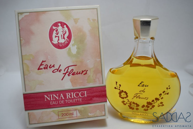 Nina Ricci Eau De Fleurs (Version 1980) Original Pour Femme Toilette 200 Ml 6.7 Fl.oz - Jumbo !!!