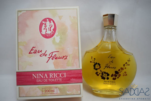 Nina Ricci Eau De Fleurs (Version 1980) Original Pour Femme Toilette 200 Ml 6.7 Fl.oz - Jumbo !!!