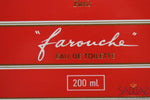 Nina Ricci Farouche (Version 1973) Original Pour Femme Eau De Toilette 200 Ml 6.7 Fl.oz Jumbo !!!