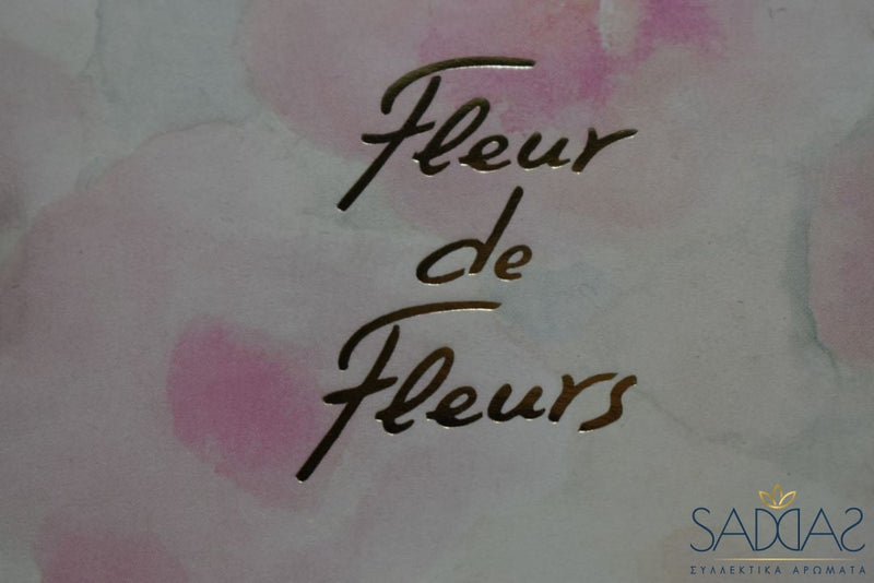 Nina Ricci Fleur De Fleurs (Version 1982) Original (Flacon Lalique) Pour Femme Parfum Toilette 50 Ml