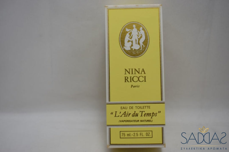 Nina Ricci Lair Du Temps (Version 1985) Original Pour Femme Eau De Toilette Vaporisateur Naturel 75