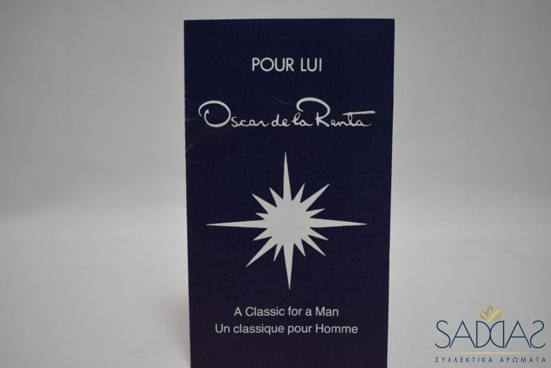 Oscar De La Renta Pour Lui (Version 1980) Original Homme Eau Toilette 120 Ml 4.0 Fl.oz.