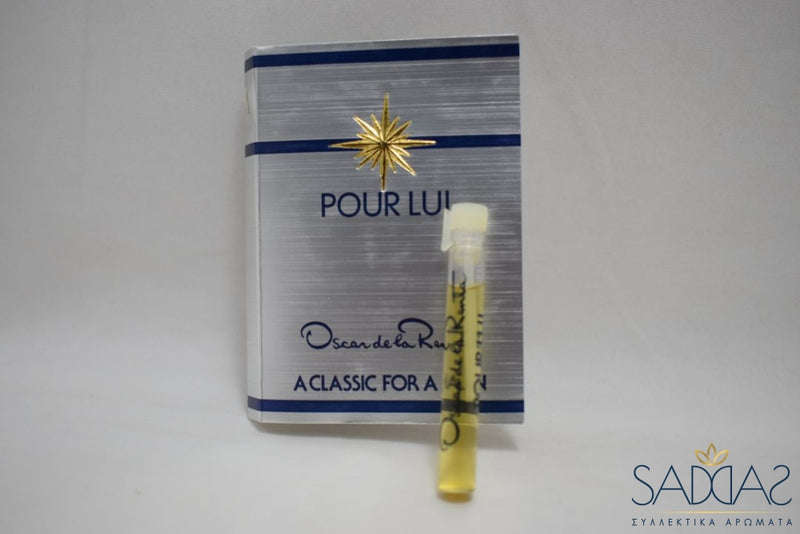 Oscar De La Renta Pour Lui (Version 1980) Original Homme Eau Toilette 2 Ml 0.06 Fl.oz - Samples