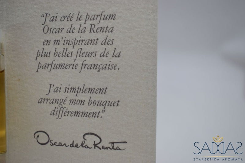 Oscar De La Renta Signature (Version 1977) Original Pour Femme Eau Toilette Ml 1 7.Fl.oz Samples