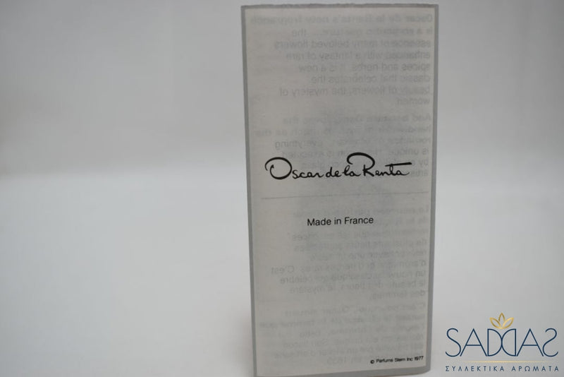 Oscar De La Renta Signature (Version 1977) Original Pour Femme Parfum Le Sac Rechargeable*