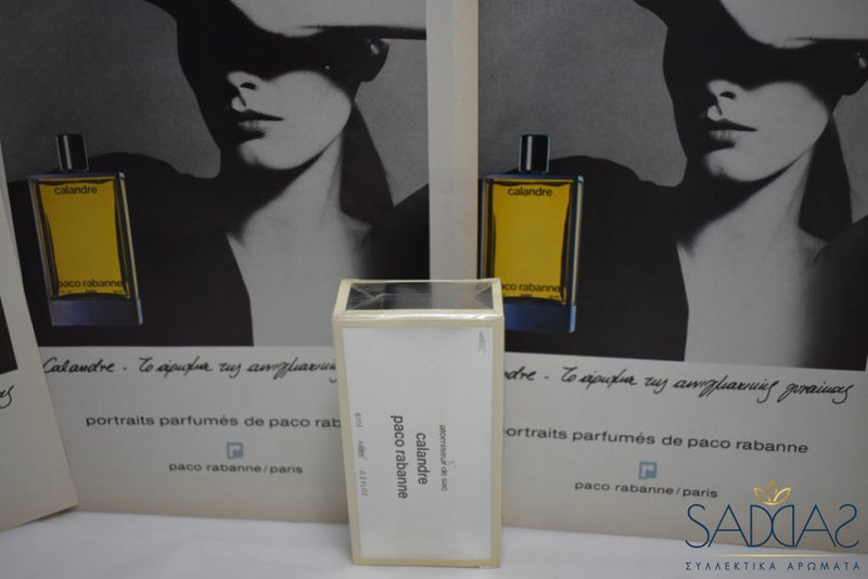 Paco Rabanne Calandre Pour Femme (Version 1969) Original Parfum Atomiseur De Sac 6 Ml 0.20 Fl.oz.