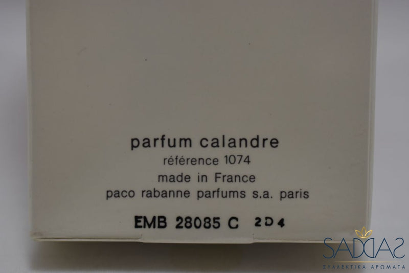 Paco Rabanne Calandre Pour Femme (Version 1969) Original Parfum Vaporisateur De Sac Purse Spray Non