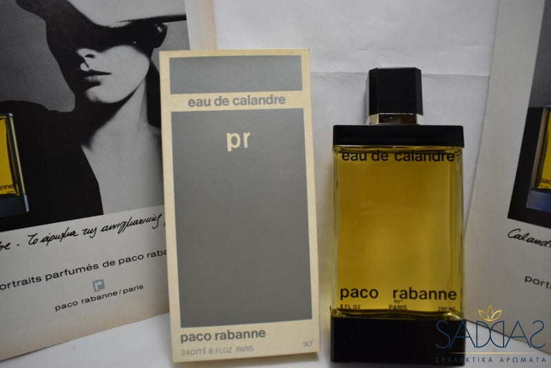 Paco Rabanne Eau De Calandre Pour Femme (Version 1969) Original Toilette 240 Ml 8.0 Fl.oz Jumbo !!!