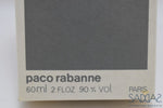 Paco Rabanne Eau De Calandre Pour Femme (Version 1969) Original Toilette 60 Ml 2.0 Fl.oz.