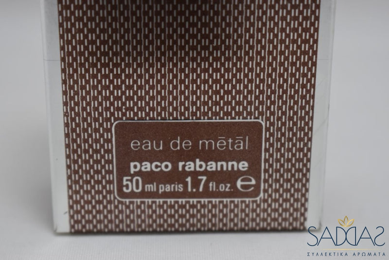 Paco Rabanne Eau De Metal Pour Femme (Version 1986) Toilette 50 Ml 1.7 Fl.oz.