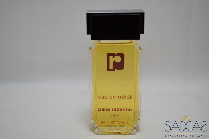 Paco Rabanne Eau De Metal Pour Femme (Version 1986) Toilette 50 Ml 1.7 Fl.oz.