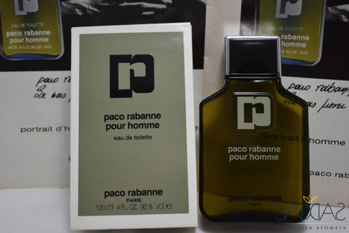 Paco Rabanne Pour Homme (Version 1973) Original Eau De Toilette 120 Ml 4.0 Fl.oz.