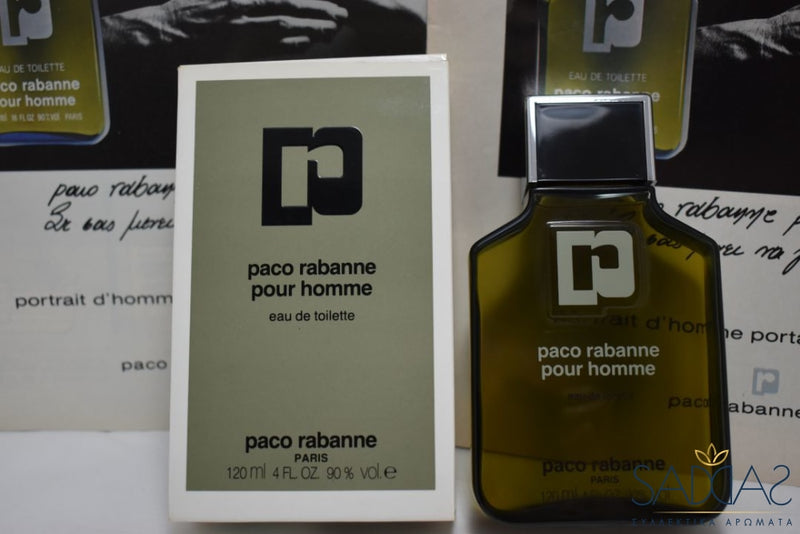 Paco Rabanne Pour Homme (Version 1973) Original Eau De Toilette 120 Ml 4.0 Fl.oz.