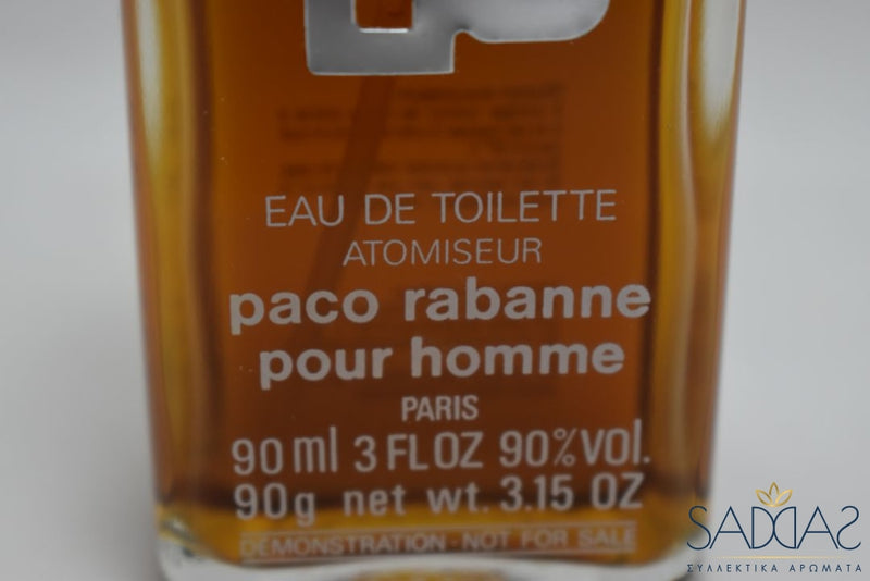 Paco Rabanne Pour Homme (Version 1973) Original Eau De Toilette Atomiseur 90 Ml 3.0 Fl.oz (Full 75%)