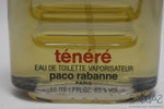 Paco Rabanne Tenere Pour Homme (Version 1988) Eau De Toilette Vaporisateur Natural Spray 50 Ml 1.7