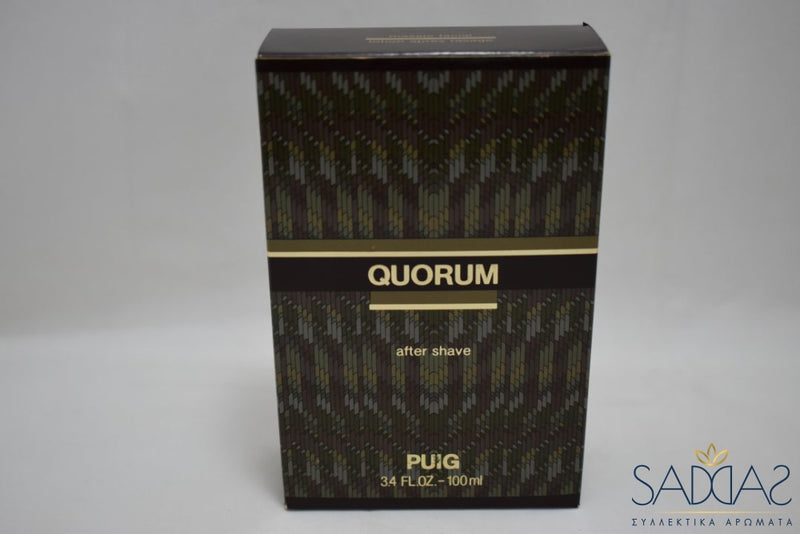 Puig Quorum (Version De 1982) Original For Men / Pour Homme After Shave 100 Ml 3.4 Fl.oz.