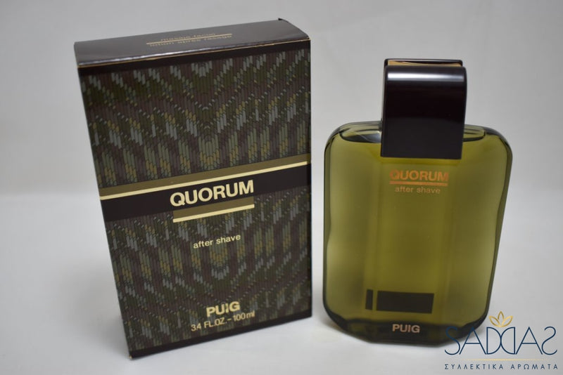 Puig Quorum (Version De 1982) Original For Men / Pour Homme After Shave 100 Ml 3.4 Fl.oz.