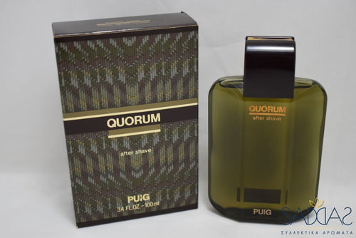 Puig Quorum (Version De 1982) Original For Men / Pour Homme After Shave 100 Ml 3.4 Fl.oz.