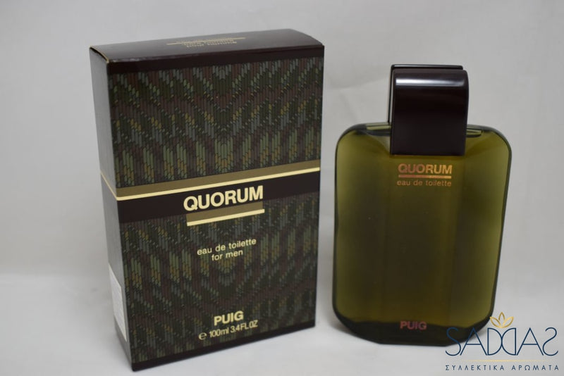 Puig Quorum (Version De 1982) Original For Men / Pour Homme Eau Toilette 100 Ml 3.4 Fl.oz.