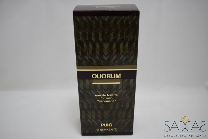 Puig Quorum (Version De 1982) Original For Men / Pour Homme Eau Toilette «Vapomatic» 125 Ml 4.2