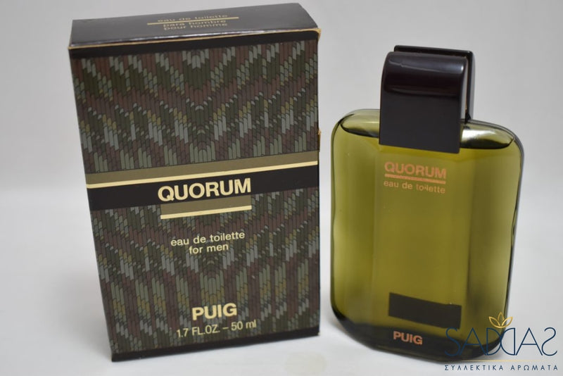 Puig Quorum (Version De 1982) Original For Men / Pour Homme Eau Toilette 50 Ml 1.7 Fl.oz.
