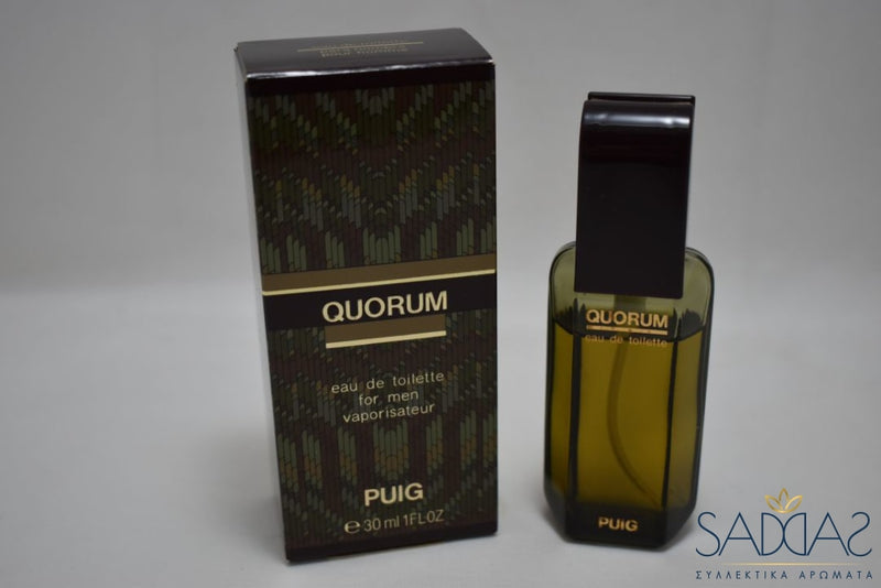 Puig Quorum (Version De 1982) Original For Men / Pour Homme Eau Toilette Vaporisareur 30 Ml 1 Fl.oz