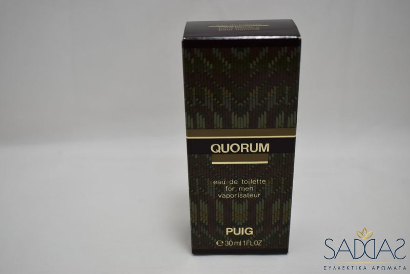 Puig Quorum (Version De 1982) Original For Men / Pour Homme Eau Toilette Vaporisareur 30 Ml 1 Fl.oz