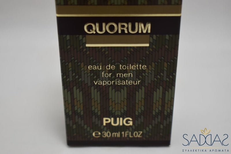 Puig Quorum (Version De 1982) Original For Men / Pour Homme Eau Toilette Vaporisareur 30 Ml 1 Fl.oz